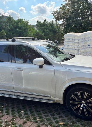 Volvo Xc90 2015-2025 Portbagaj Taşıyıcı Ara Atkisi - Ara Çubuk Paw Pro 2 Gri