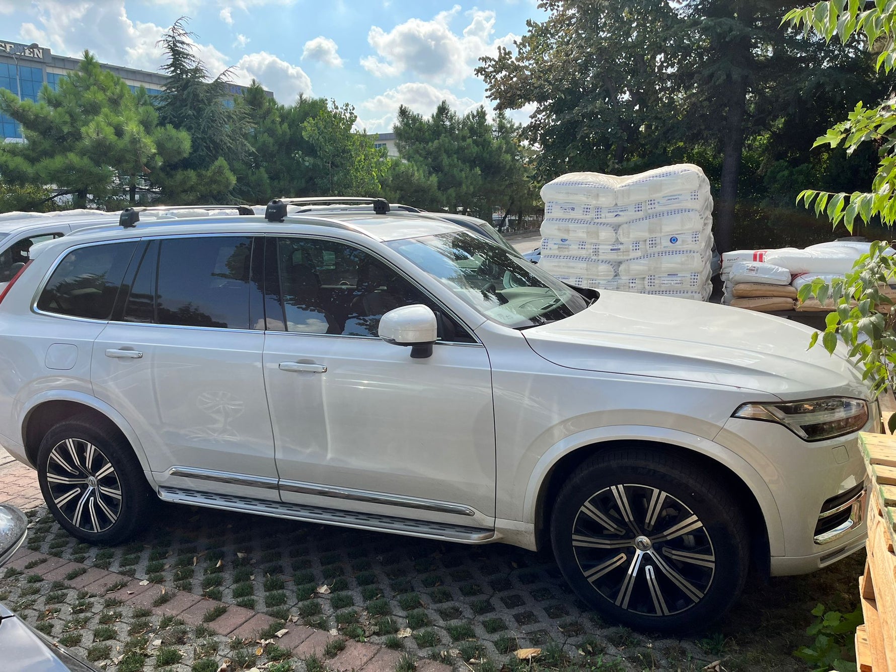 Volvo Xc90 2015-2025 Portbagaj Taşıyıcı Ara Atkisi - Ara Çubuk Paw Pro 2 Gri