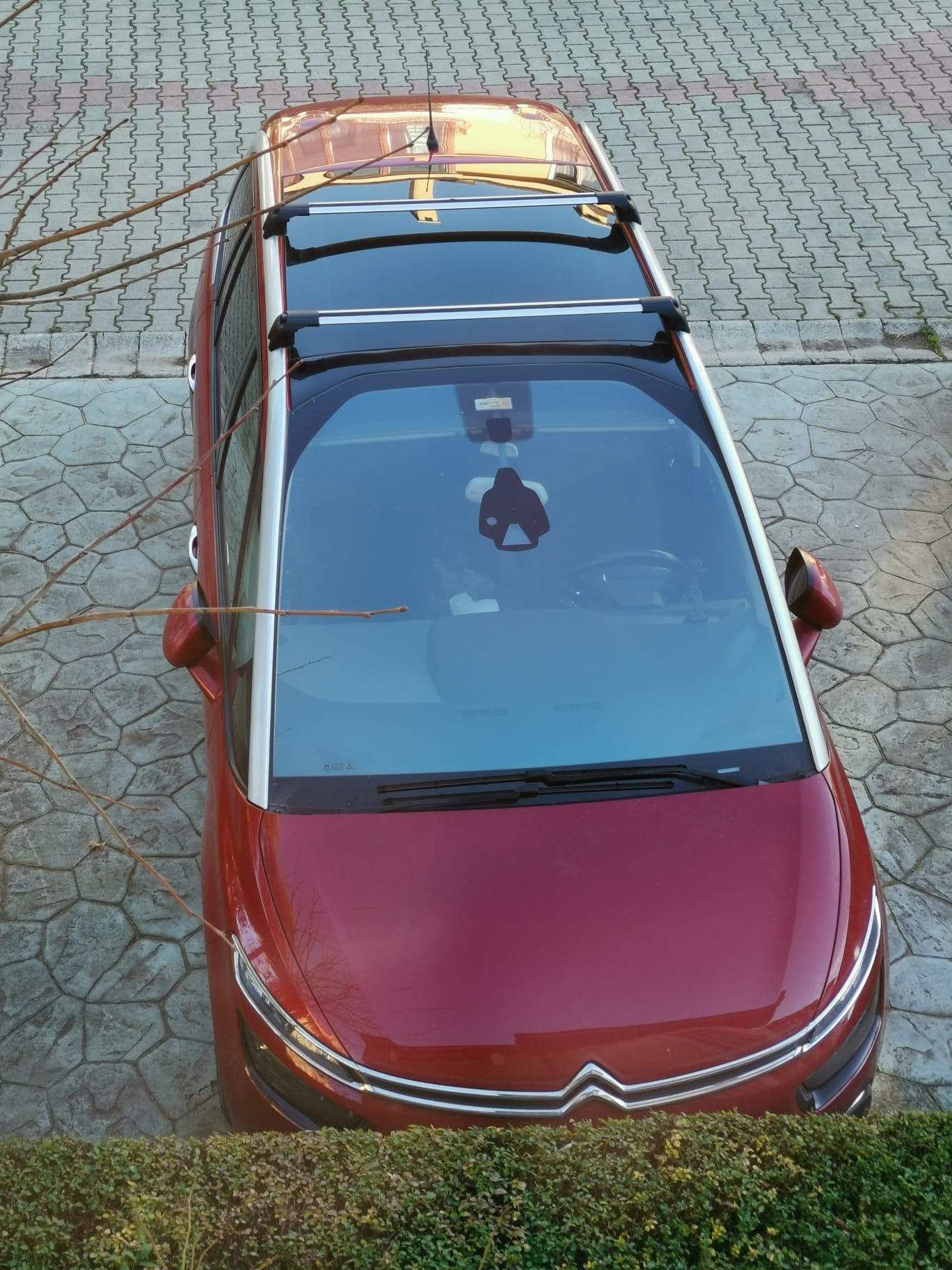 Citroen C4 Grand Spacetourer Mpv 2018-2025Portbagaj Taşıyıcı Ara Atkisi - Ara Çubuk Paw Pro 2 Siyah