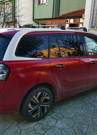 Citroen C4 Grand Picasso Mpv 2013-2018 Portbagaj Taşıyıcı Ara Atkisi - Ara Çubuk Paw Pro 2 Siyah
