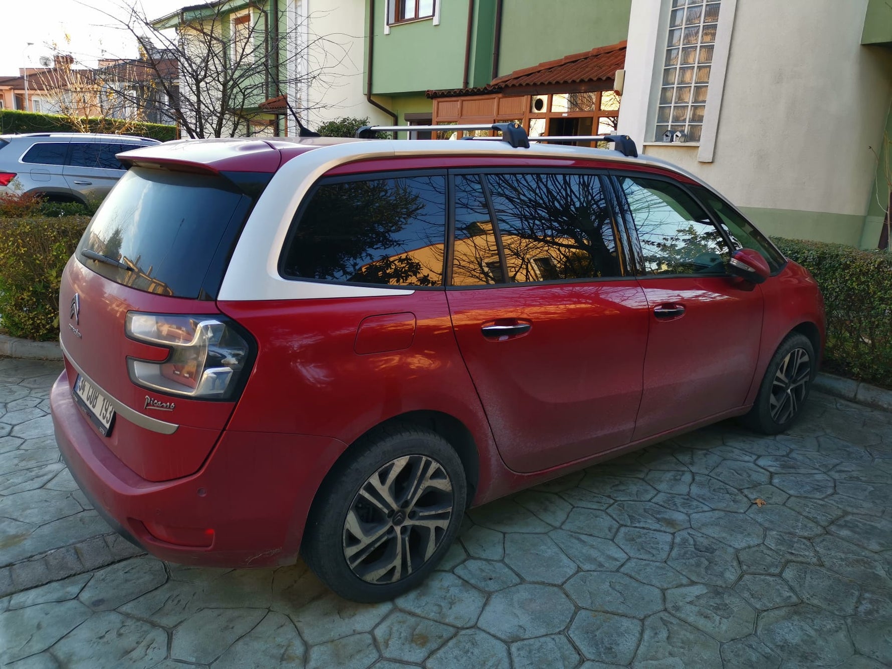 Citroen C4 Grand Picasso 2013-2018 Portbagaj Taşıyıcı Ara Atkisi - Ara Çubuk Paw Pro 2 Gri