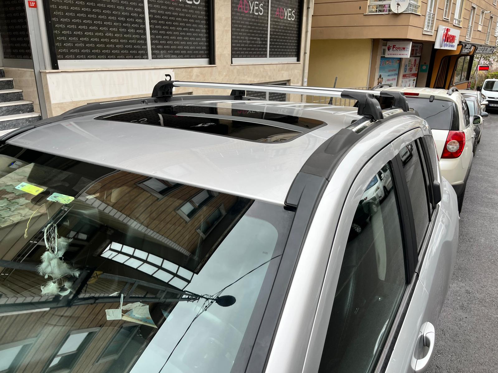 Jeep Compass 2011-2017 Portbagaj Taşıyıcı Ara Atkisi - Ara Çubuk Paw Pro 2 Gri