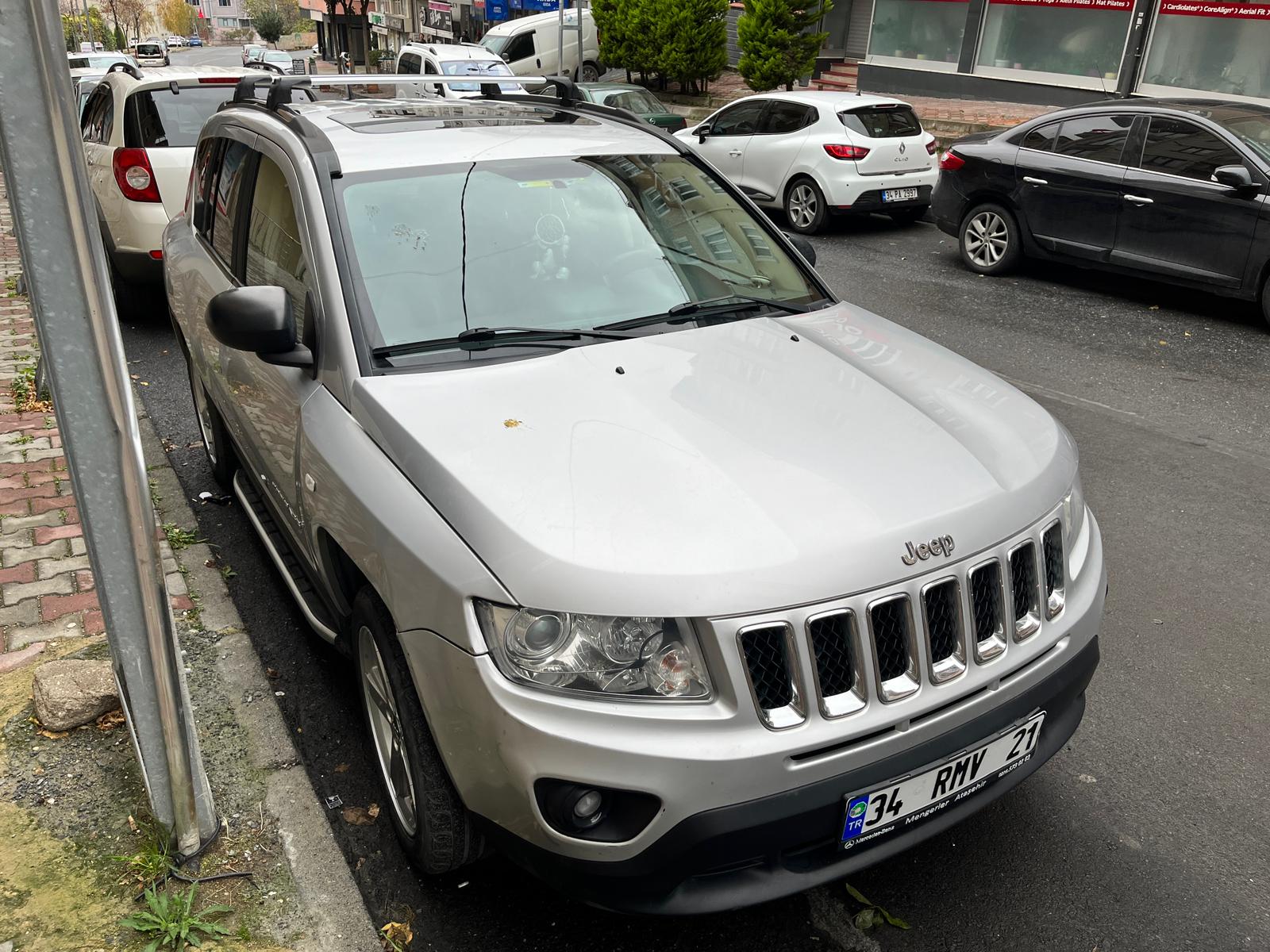 Jeep Compass 2011-2017 Portbagaj Taşıyıcı Ara Atkisi - Ara Çubuk Paw Pro 2 Siyah