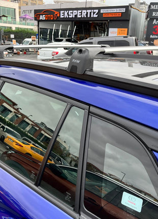 Toyota Corolla Cross 2022-2025 Portbagaj Taşıyıcı Ara Atkisi - Ara Çubuk Paw Pro 2 Gri