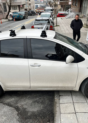 Toyota Yaris Hb 2006-2011 Oluksuz Üst Tavan Portbagaj Taşıyıcı Ara Atkısı Toros Serisi Pro 4 Gri