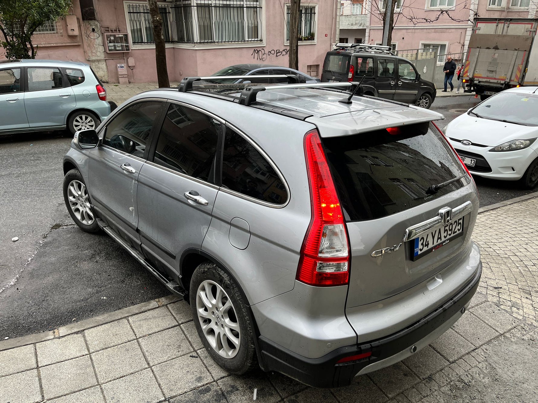 Honda Cr-V Mk3 2007-2012 Portbagaj Taşıyıcı Ara Atkisi - Ara Çubuk Paw Pro 2 Siyah