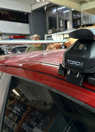 Toyota Yaris Hb 2014-2020 Oluksuz Üst Tavan Portbagaj Taşıyıcı Ara Atkısı Toros Serisi Pro 4 Siyah