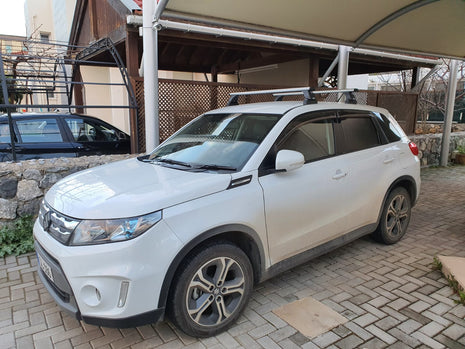 Suzuki Vitara 2015-Up Tavan Taşıyıcı Ara Barlar – Vidalı Montaj, Toros Fix Pro, Siyah