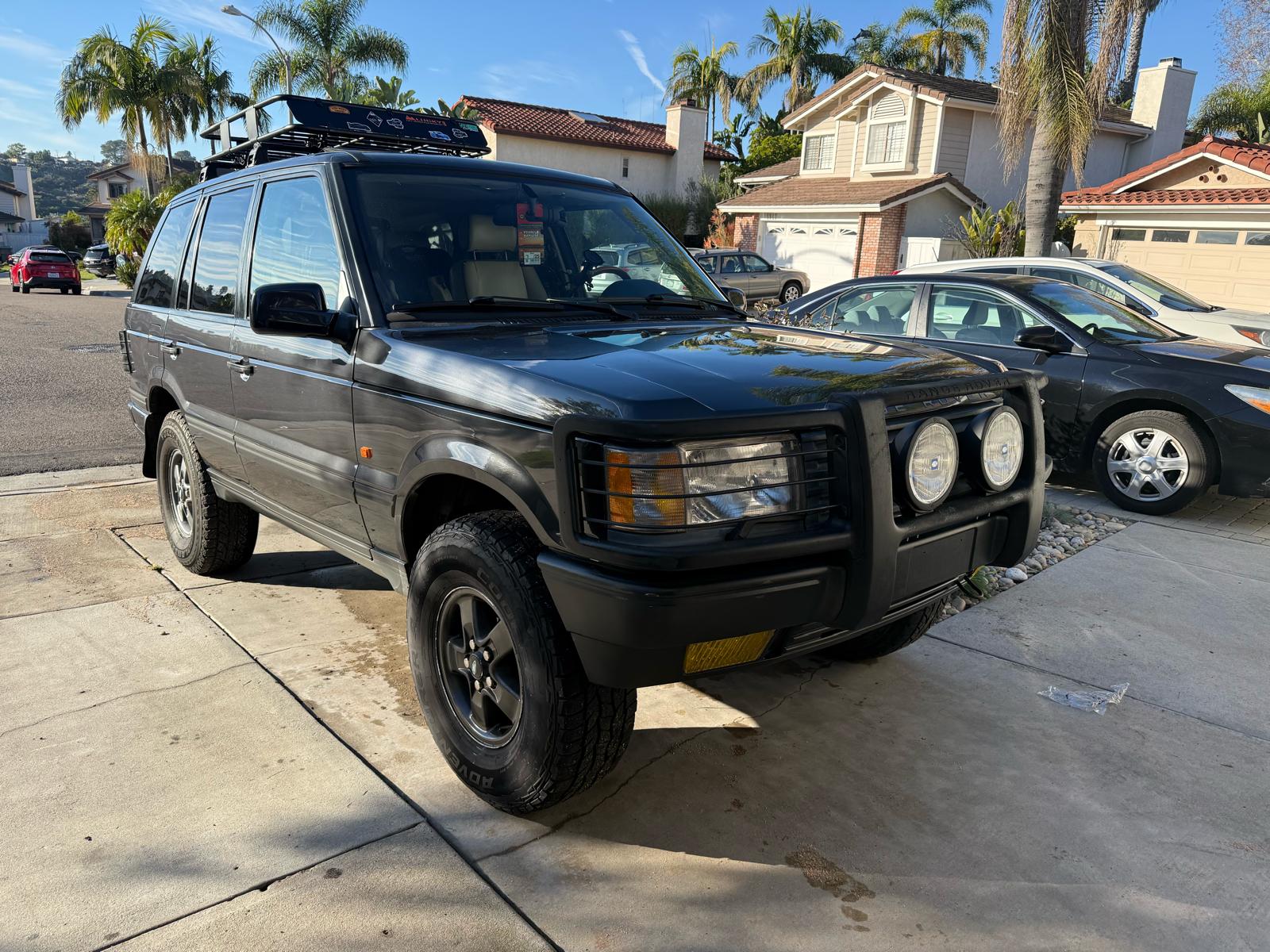 Paw Range Rover (P38A) 1994-2002 Ara Atkı Tavan Taşıyıcı Barlar - Pro 3 Gri