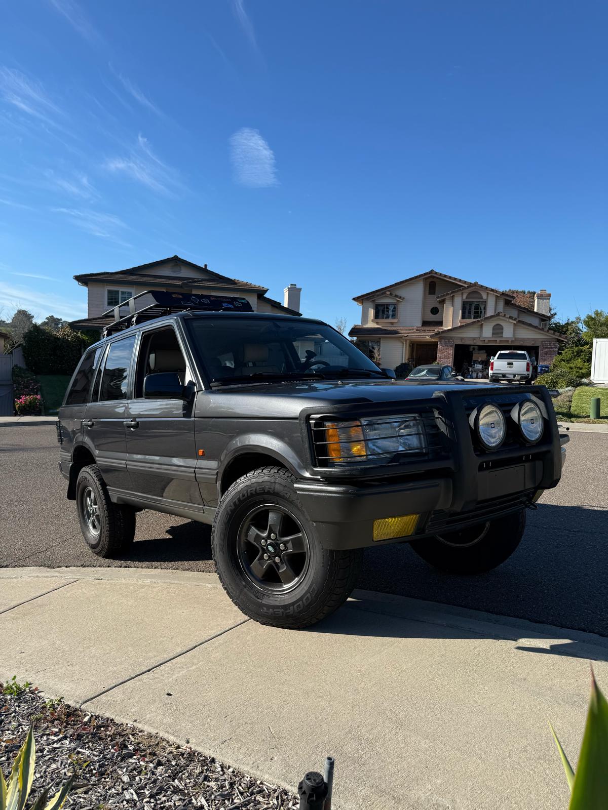 Paw Range Rover (P38A) 1994-2002 Ara Atkı Tavan Taşıyıcı Barlar - Pro 3 Gri