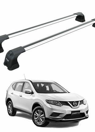 Nissan X-Trail T32 2014-2021 Roof Rack System, Aluminium Cross Bar, Fix Point, Gri