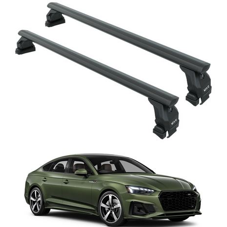 Audi A5 Sportback 2017-2024 Oluksuz Üst Tavan Portbagaj Taşıyıcı Ara Atkısı Toros Serisi Pro 4 Siyah