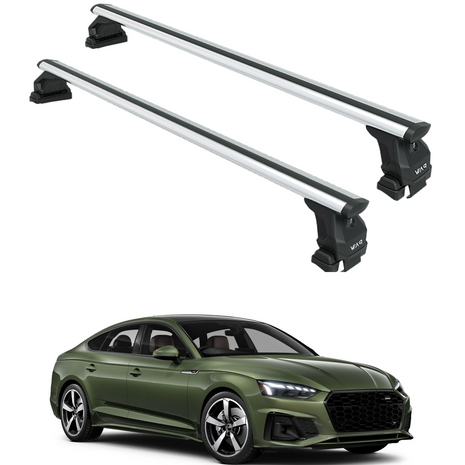 Audi A5 Sportback 2017- 2024 Oluksuz Üst Tavan Portbagaj Taşıyıcı Ara Atkısı Toros Serisi Pro 4 Gri