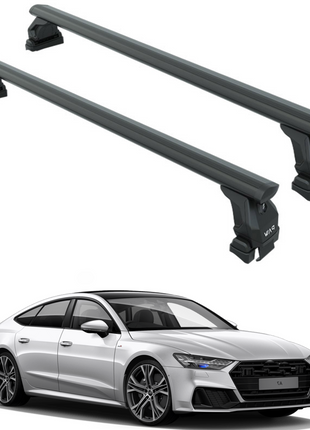 Audi A7 2018-2025 Oluksuz Üst Tavan Portbagaj Taşıyıcı Ara Atkısı Toros Serisi Pro 4 Siyah