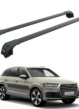 Audi Q7 2016-2025 Portbagaj Taşıyıcı Ara Atkisi - Ara Çubuk Paw Pro 2 Siyah