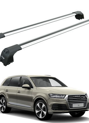 Audi Q7 2016-2025 Portbagaj Taşıyıcı Ara Atkisi - Ara Çubuk Paw Pro 2 Gri
