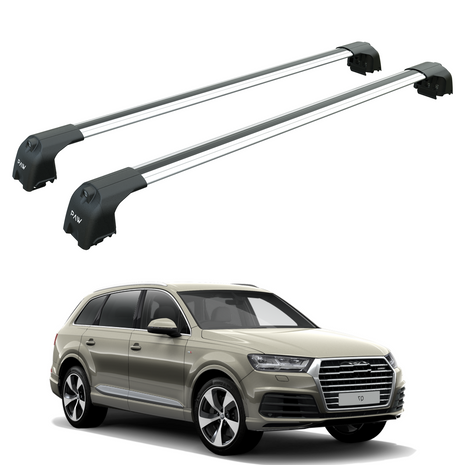 Audi Q7 2016-2025 Portbagaj Taşıyıcı Ara Atkisi - Ara Çubuk Paw Pro 2 Gri