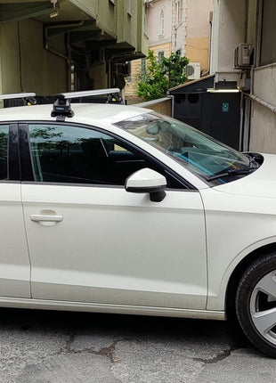 Audi A3 2013-2020 Sedan Oluksuz Üst Tavan Portbagaj Taşıyıcı Ara Atkısı Toros Serisi Pro 4 Siyah