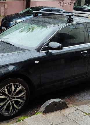 Audi A6 C6 Sedan 2005-2011 Oluksuz Üst Tavan Portbagaj Taşıyıcı Ara Atkısı Toros Serisi Pro 4 Siyah