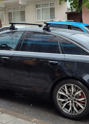 Audi A6/S6/Rs6 C6 Sedan 2005-2011 Oluksuz Üst Tavan Portbagaj Taşıyıcı Ara Atkısı Toros Serisi Pro 4 Gri