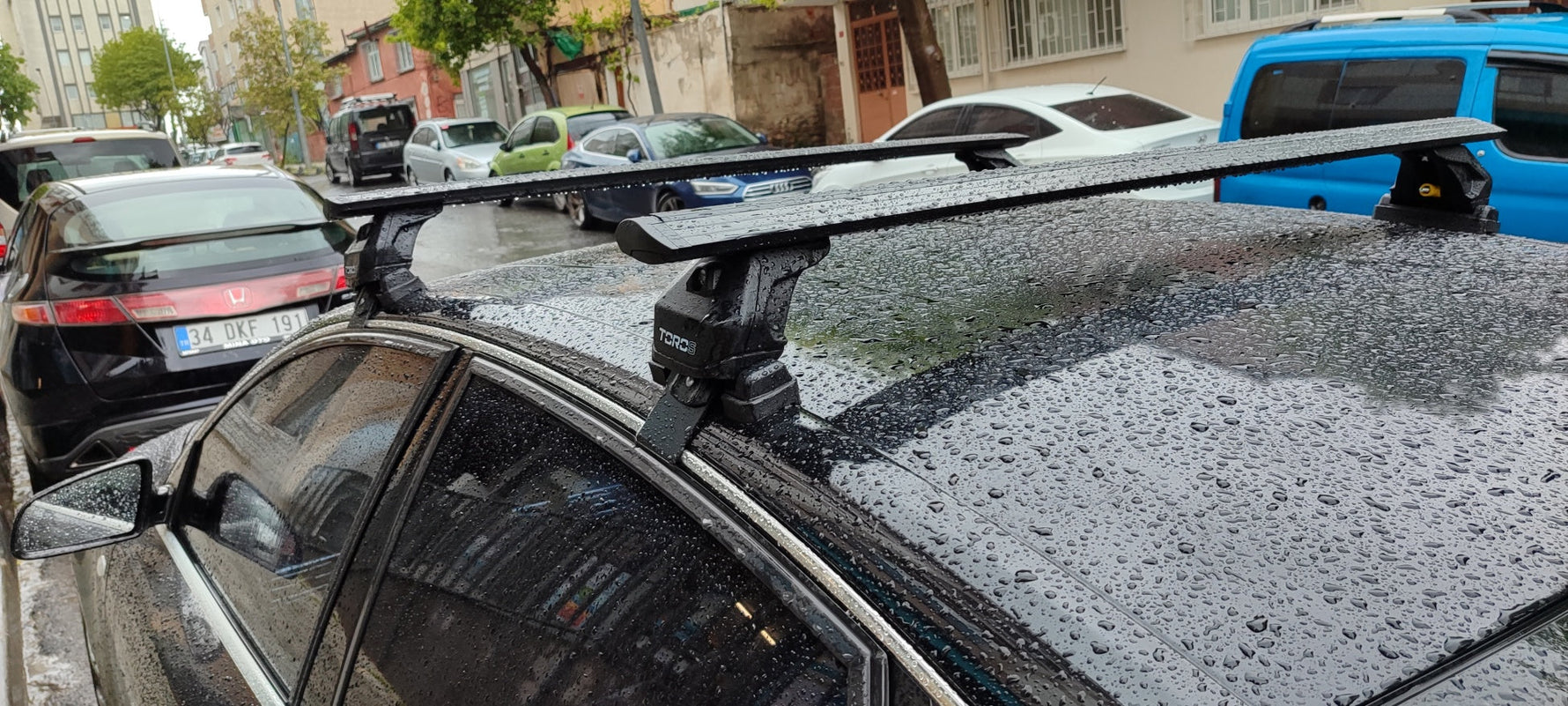 Audi A6/S6/Rs6 C6 Sedan 2005-2011 Oluksuz Üst Tavan Portbagaj Taşıyıcı Ara Atkısı Toros Serisi Pro 4 Gri