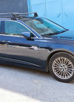 Audi A6 C8 Sedan 2018-2025 Oluksuz Üst Tavan Portbagaj Taşıyıcı Ara Atkısı Toros Serisi Pro 4 Siyah