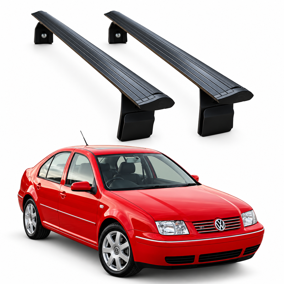 Volkswagen Bora 1998-2005 Ara Atkısı Tavan Taşıyıcı Bar Toros Fix Pro Siyah