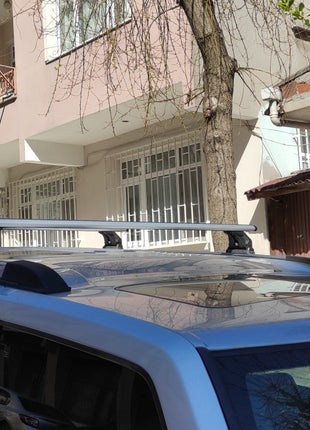 Jeep Commander XK 2006-2010 Tavan Taşıyıcı Ara Barlar – Vidalı Montaj, Toros Fix Pro, Siyah
