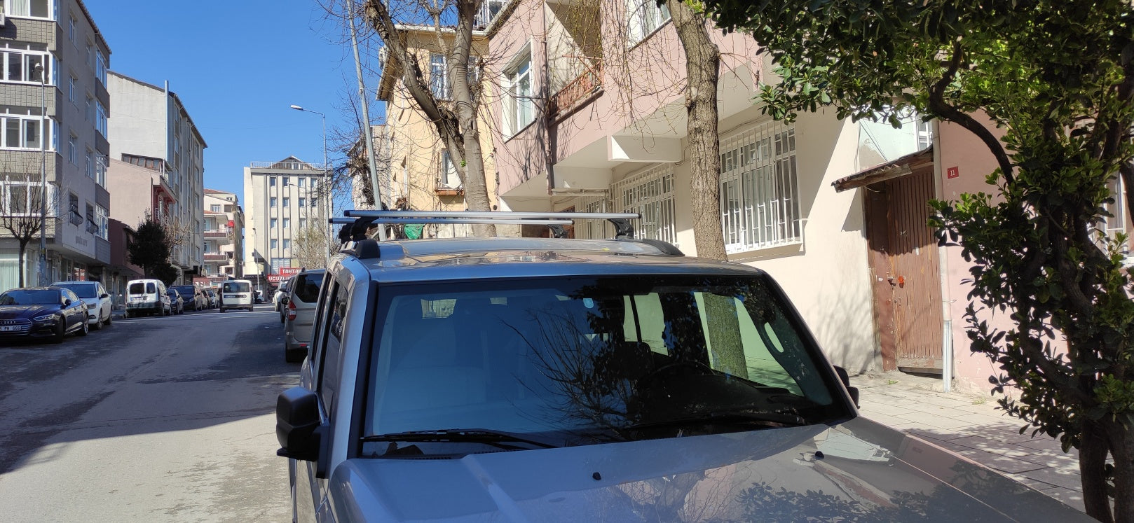 Jeep Commander XK 2006-2010 Tavan Taşıyıcı Ara Barlar Vidalı Montaj, Toros Fix Pro, Gri