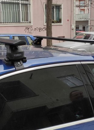 Audi A4 B9 2017-2025 Oluksuz Üst Tavan Portbagaj Taşıyıcı Ara Atkısı Toros Serisi Pro 4 Gri