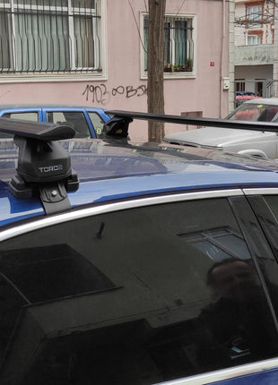 Audi A4 B9 2017-2025 Oluksuz Üst Tavan Portbagaj Taşıyıcı Ara Atkısı Toros Serisi Pro 4 Siyah