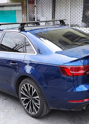 Audi A4 B9 2017-2025 Oluksuz Üst Tavan Portbagaj Taşıyıcı Ara Atkısı Toros Serisi Pro 4 Gri