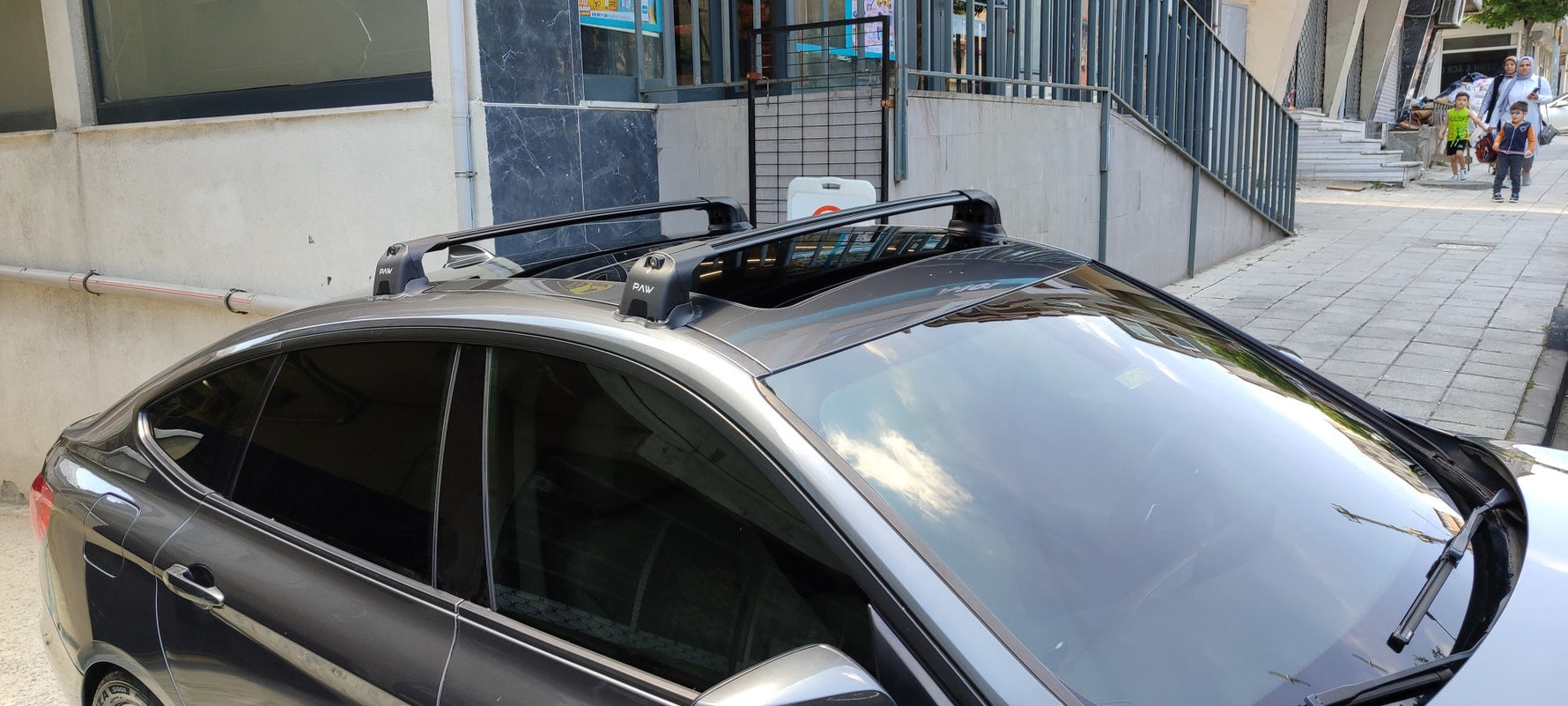 Bmw 3 Gt F34 2013-2019 Portbagaj Taşıyıcı Ara Atkı Aparatı Paw Pro 3 Gri