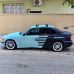 BMW 3 Serisi Sedan E36 1991-1998 Fix Point Tavan Ara Atkısı, Siyah