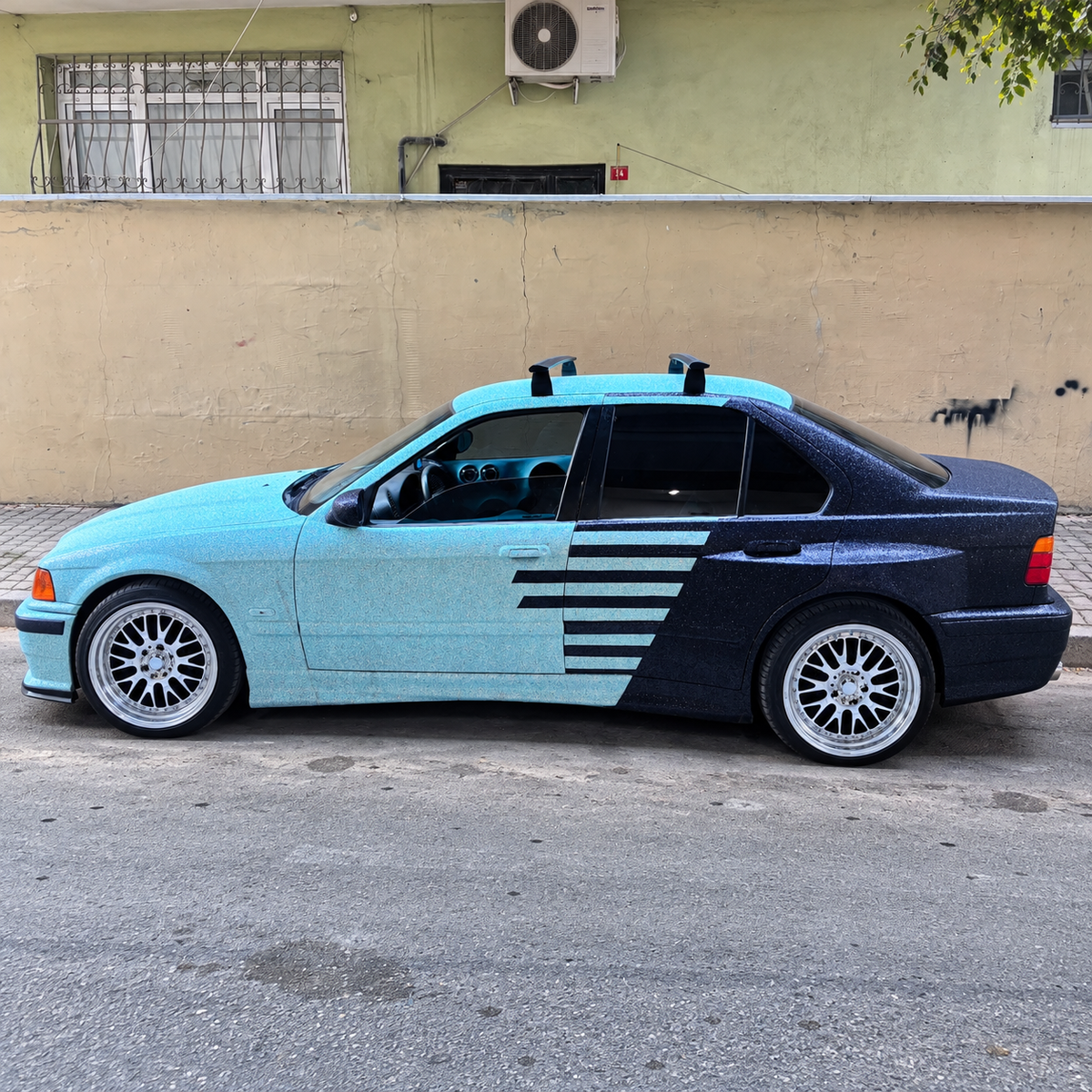 BMW 3 Serisi Sedan E36 1991-1998 Fix Point Tavan Ara Atkısı, Siyah