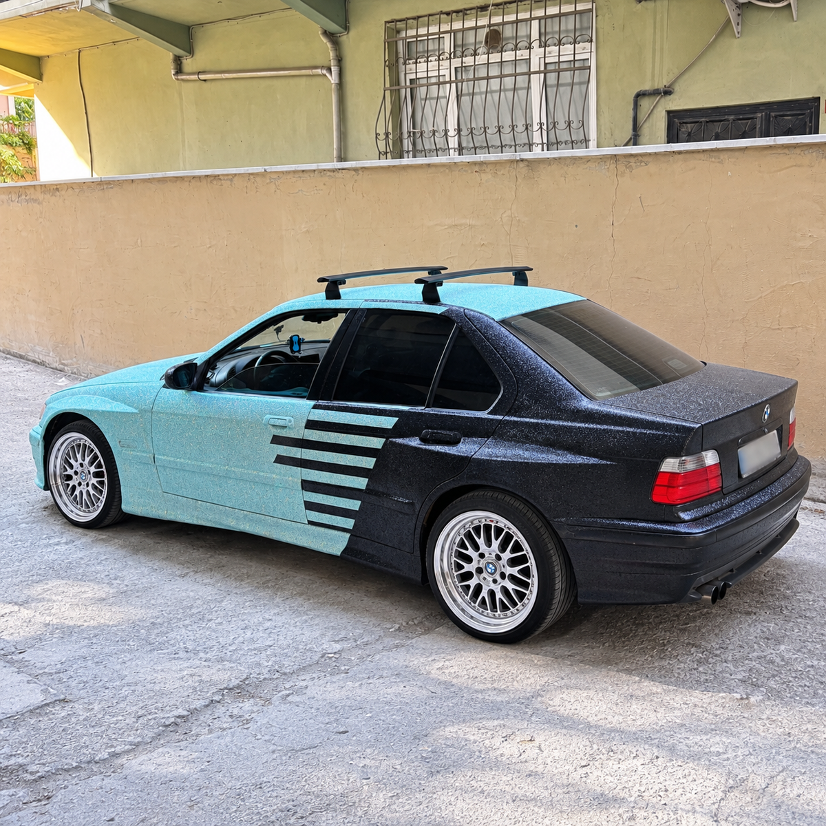 BMW 3 Serisi Sedan E36 1991-1998 Fix Point Tavan Ara Atkısı, Siyah