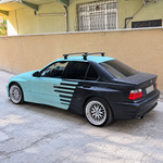 BMW 3 Serisi Sedan E36 1991-1998 Fix Point Tavan Ara Atkısı, Gri