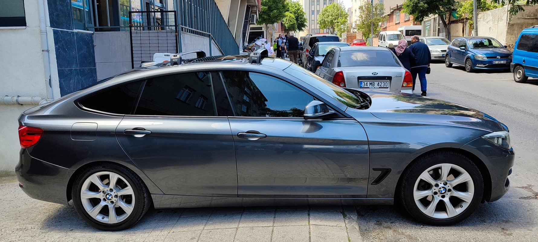 Bmw 5 Gt F07 2009-2017 Portbagaj Taşıyıcı Ara Atkı Aparatı Paw Pro 3 Siyah