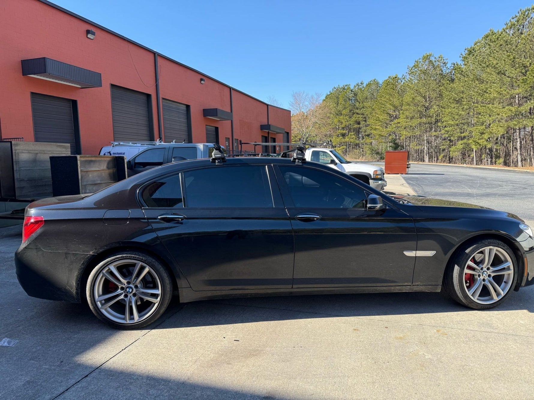 Bmw 7 Sedan 2007-2016 (F01/02) Portbagaj Taşıyıcı Ara Atkı Aparatı Paw Pro 3 Siyah