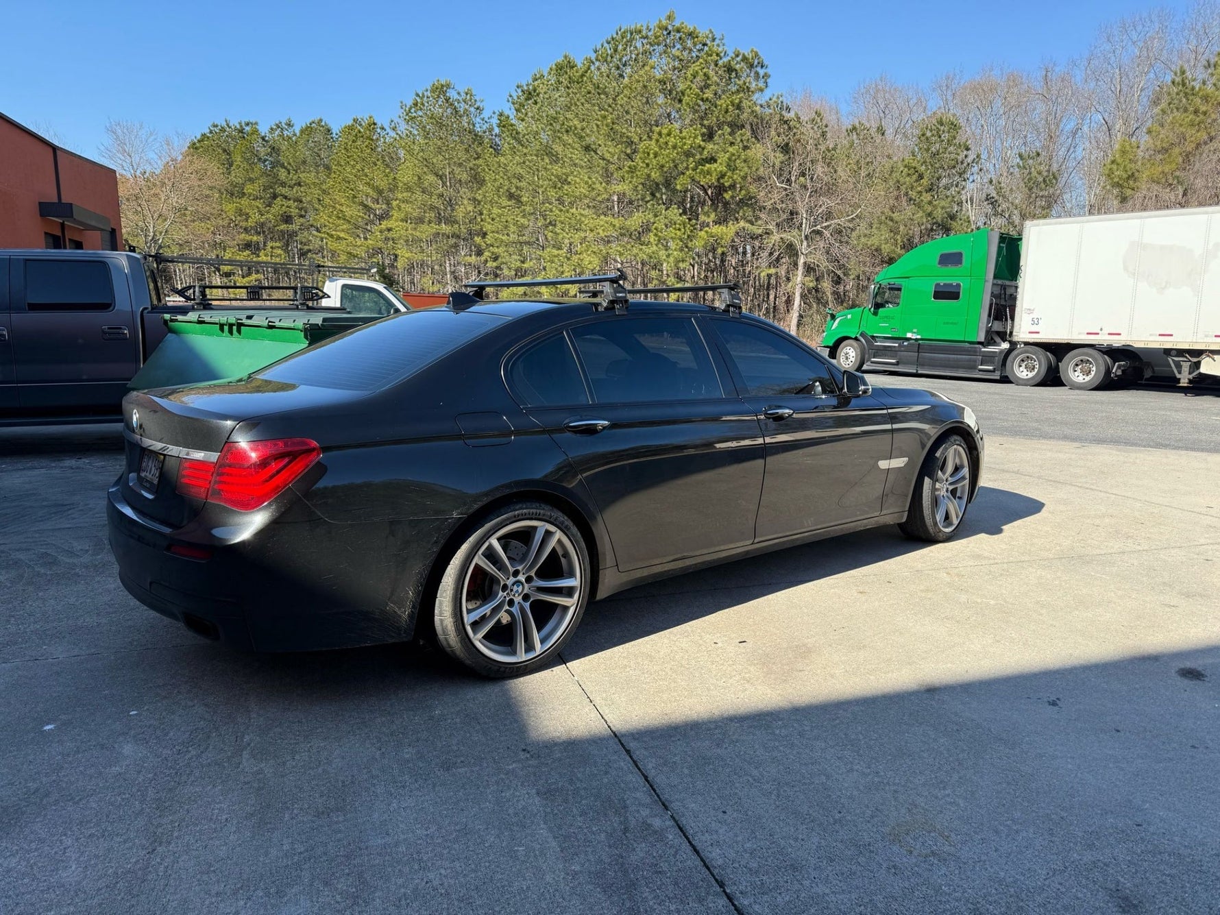 Bmw 7 Sedan 2007-2016 (F01/02) Portbagaj Taşıyıcı Ara Atkı Aparatı Paw Pro 3 Siyah