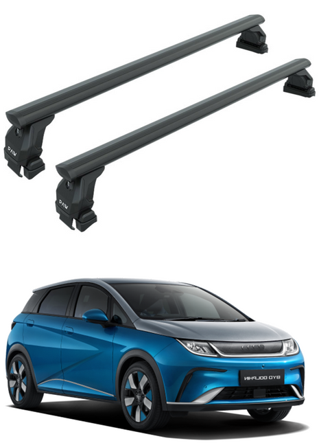Byd Dolphin 2020-2025 Oluksuz Üst Tavan Portbagaj Taşıyıcı Ara Atkısı Toros Serisi Pro 4 Siyah