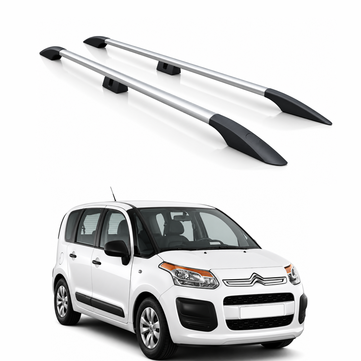 Citroen C3 Picasso (2009-2017) Plus Alüminyum Tavan Rayları