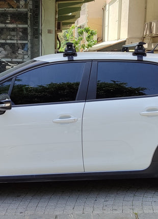 Citroen C3 B618 2016-2025 Oluksuz Üst Tavan Portbagaj Taşıyıcı Ara Atkısı Toros Serisi Pro 4 Siyah