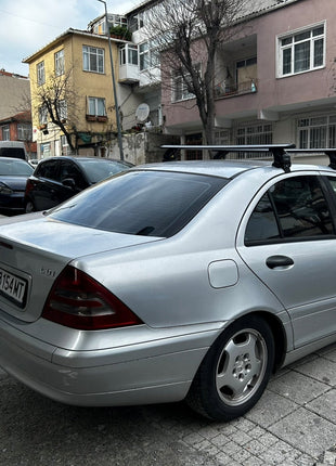Mercedes C Sedan Series W203 Oluksuz Üst Tavan Portbagaj Taşıyıcı Ara Atkısı Toros Serisi Pro 4 Siyah