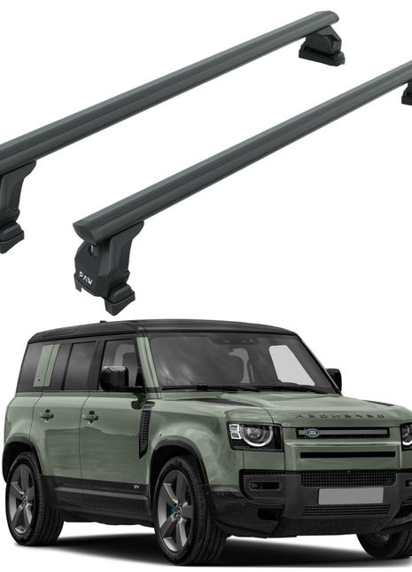 Land Rover Defender 110 2020-2025 Tavan Taşıyıcı Ara Barlar – Vidalı Montaj