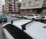 Volkswagen Polo 5D 2018-2025 Oluksuz Üst Tavan Portbagaj Taşıyıcı Ara Atkısı Toros Serisi Pro 4 Gri