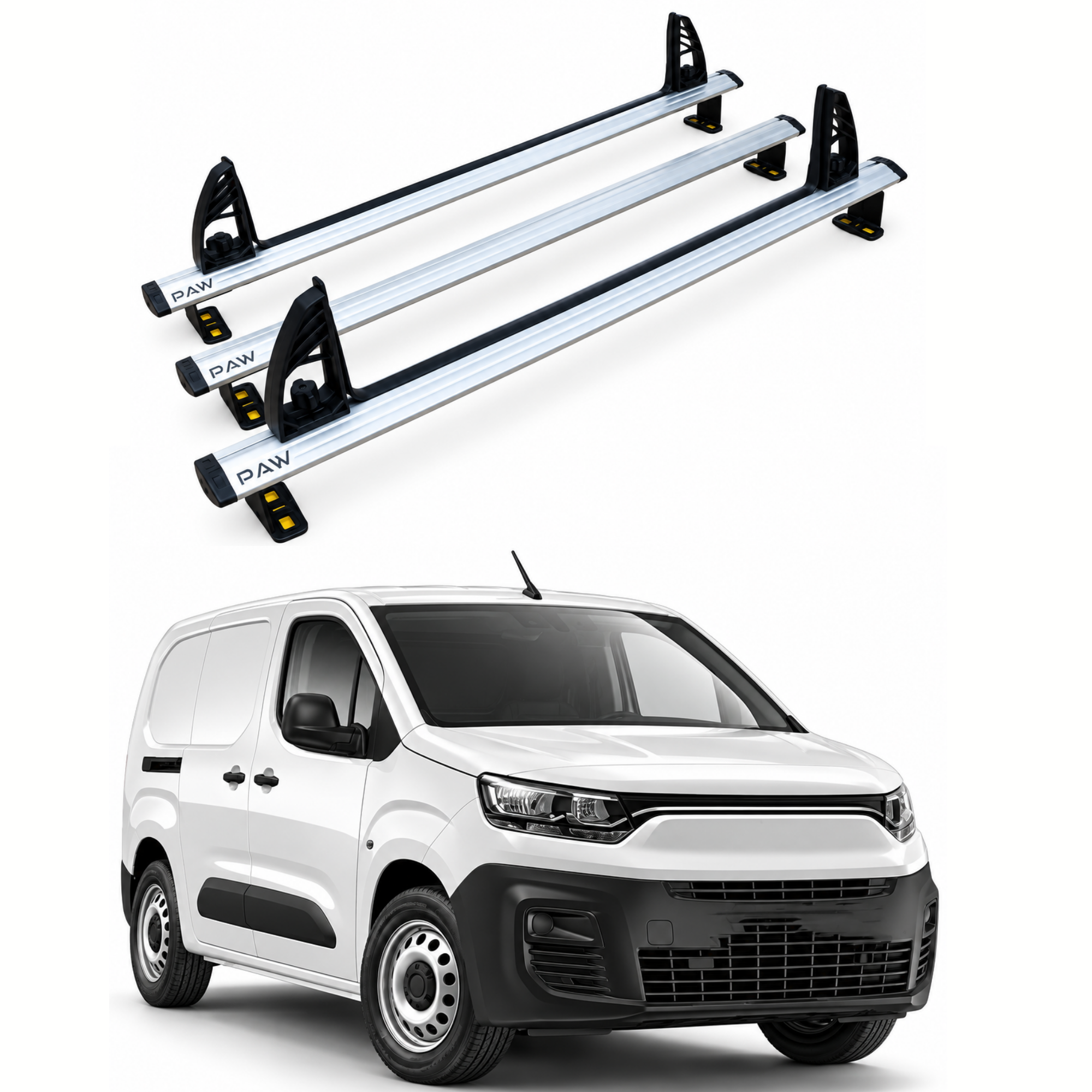 Fiat Doblo 2022-2026 Araç Üstü Merdiven Sabitleyici, Yük Taşıma Sistemleri Pratik Seri 3 Adet