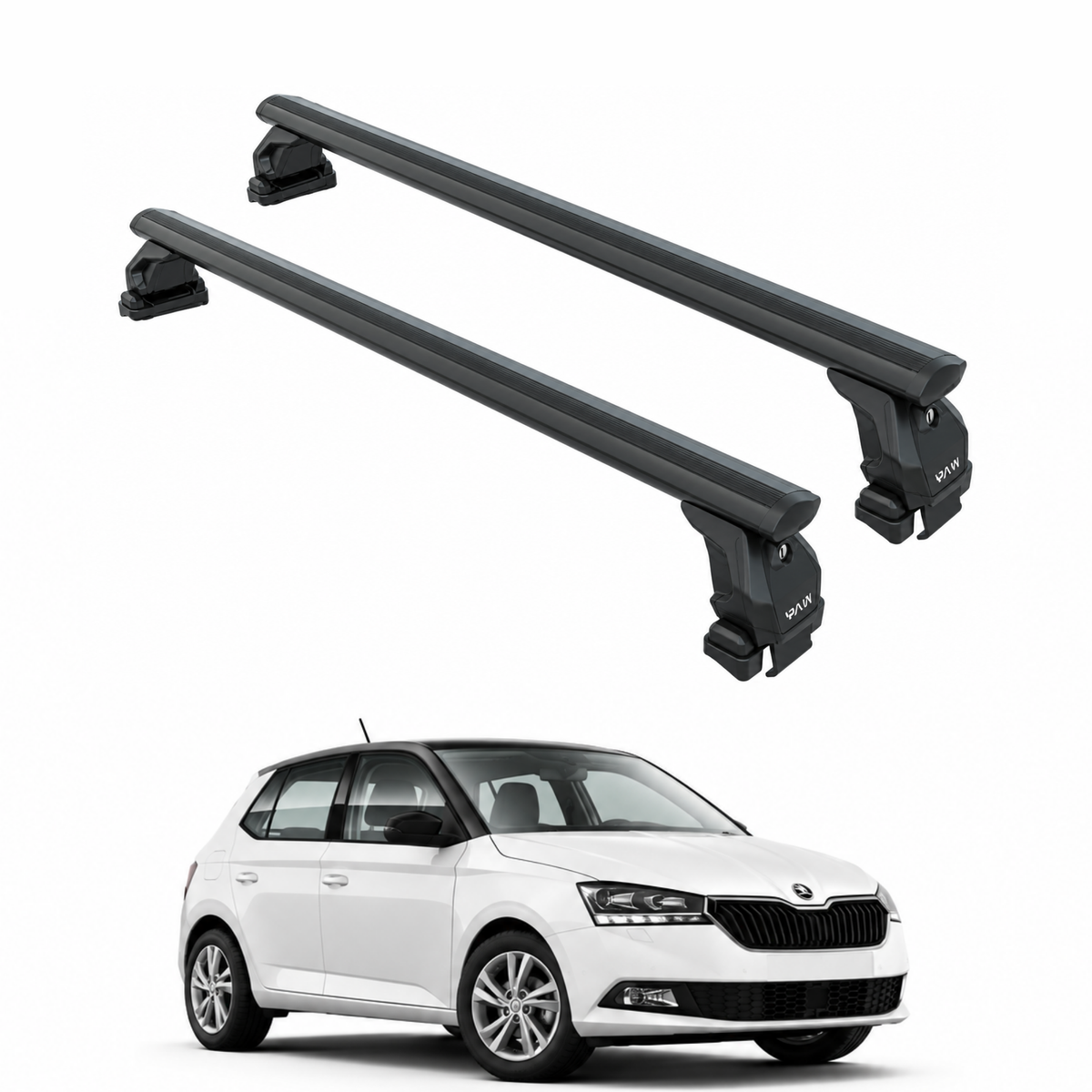 Skoda Fabia 2007-2014 Oluksuz Üst Tavan Portbagaj Taşıyıcı Ara Atkısı Toros Serisi Pro 3