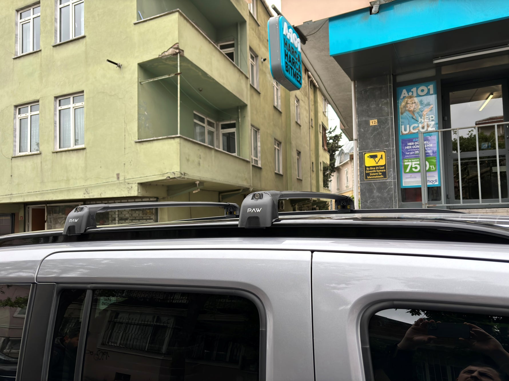 Citroen Berlingo (2023-2025) Portbagaj Taşıyıcı Ara Atkisi - Ara Çubuk Paw Pro 2, Siyah