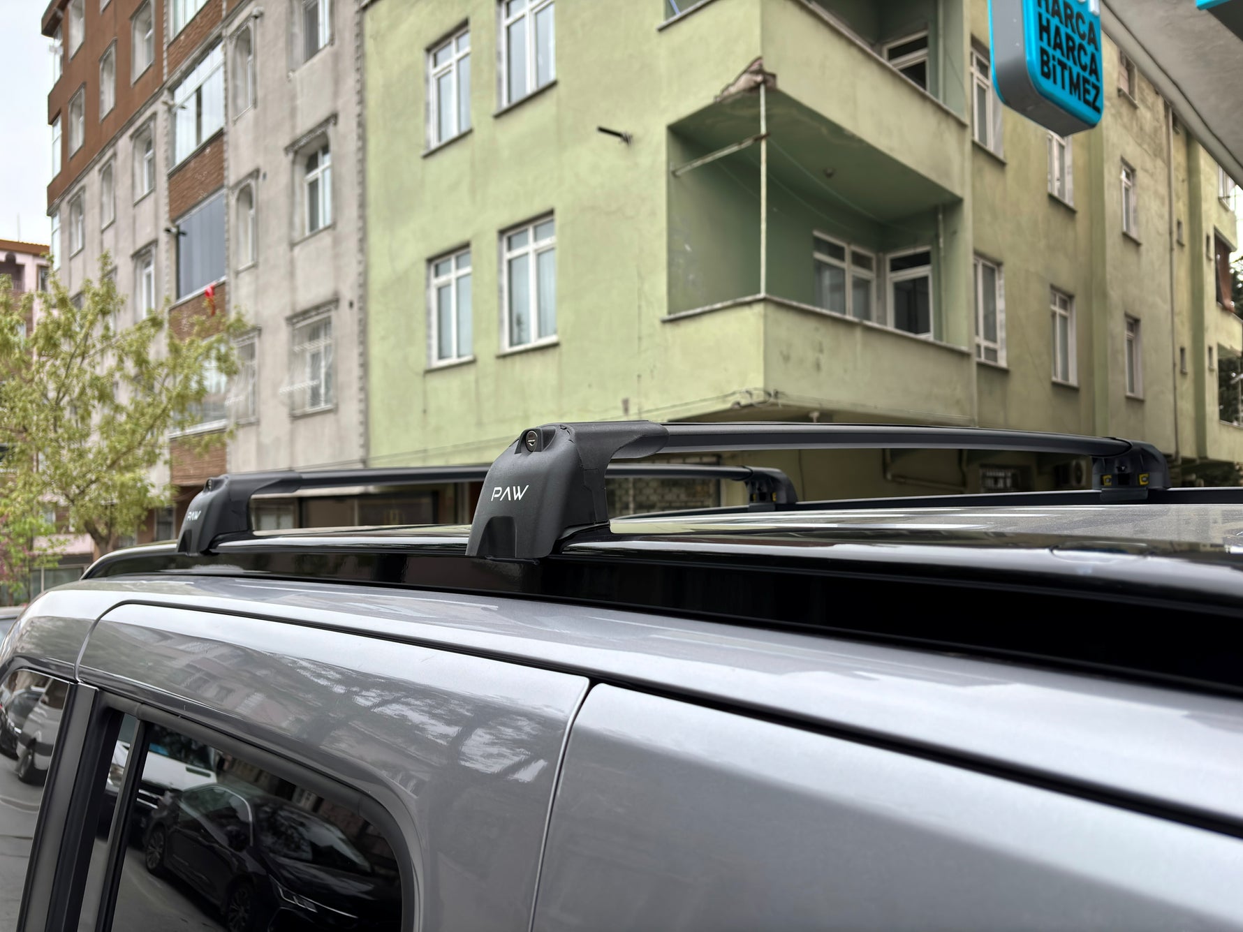 Citroen Berlingo (2023-2025) Portbagaj Taşıyıcı Ara Atkisi - Ara Çubuk Paw Pro 2, Siyah